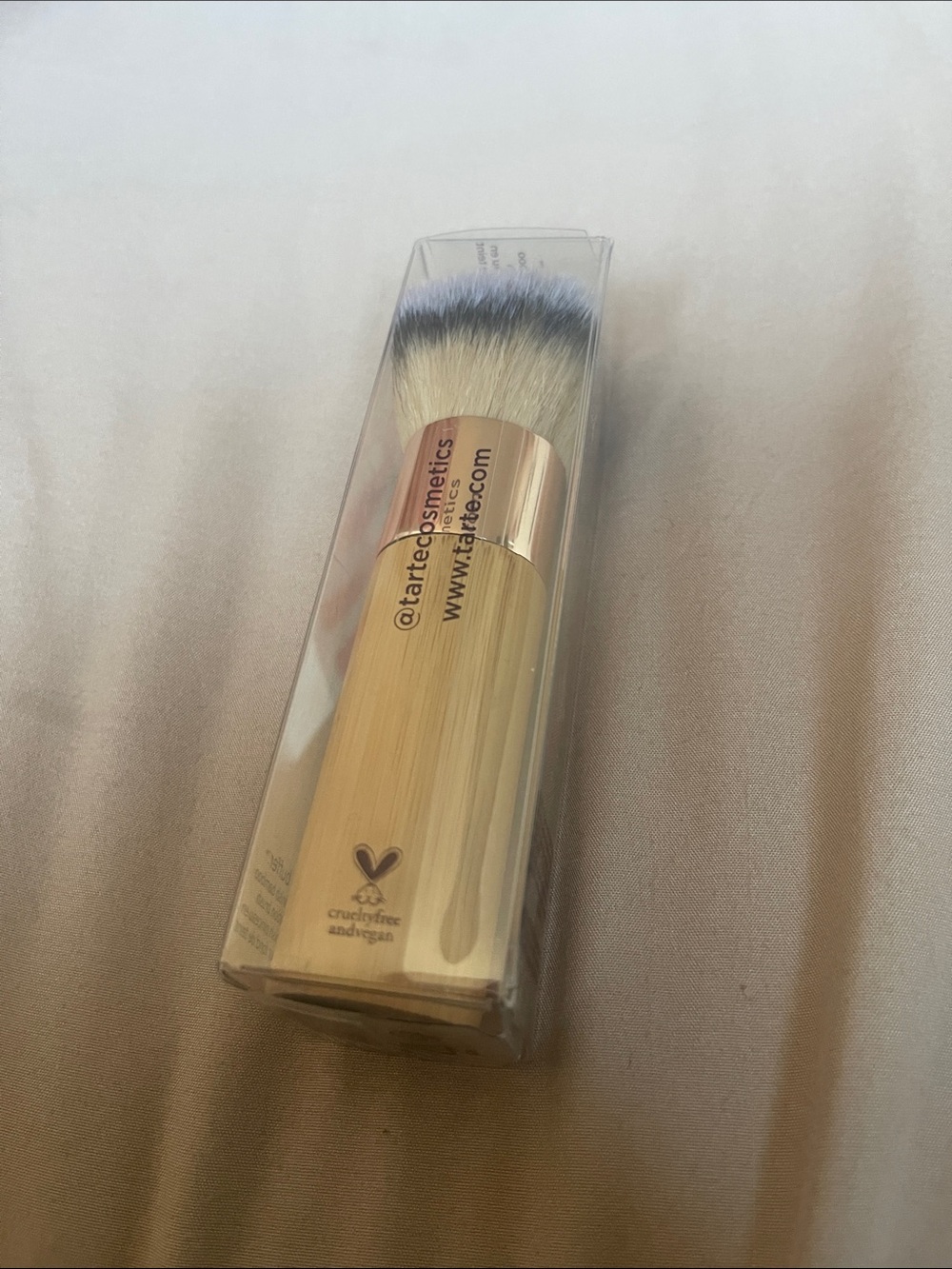 Tarte Cosmetics Kabuki Face Brush - Blonde Handle, White & Gray Bristles